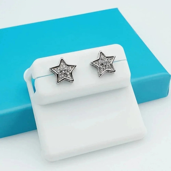 925 Sterling Silver CZ Beautiful Earrings for Women, 1USPAR4205 - Picture 3 of 10